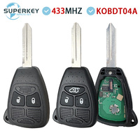 KOBDT04A 433MHZ ID46 PCF7941 Remote Fob Car Key For Dodge RAM JEEP Commander Compass Grand Cherokee Liberty Wrangler Chrysler
