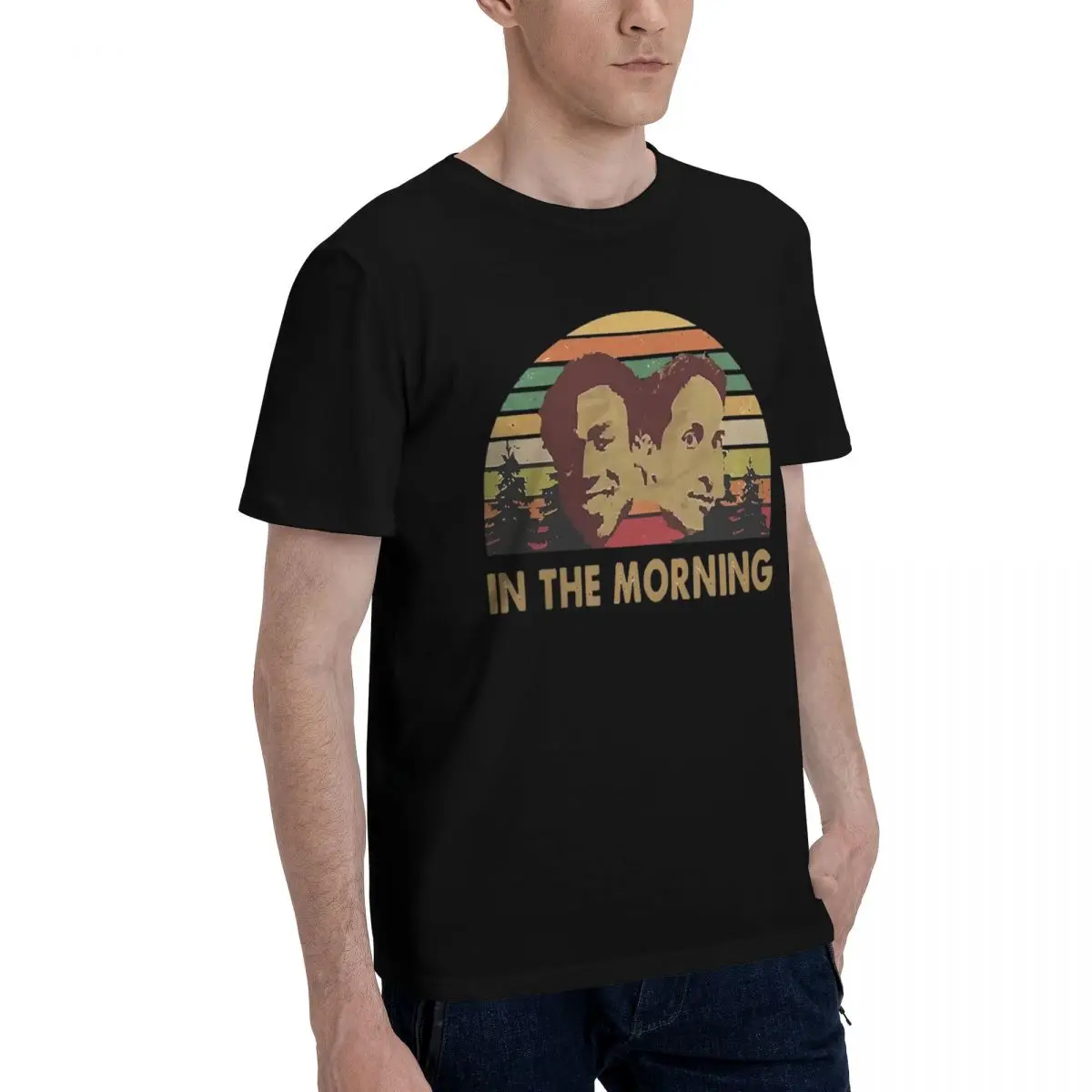 Troy And Abed In The Morning 100% Cotton Casual Breathable Confortable Top Funny Men's T-Shirts Mens Gifts