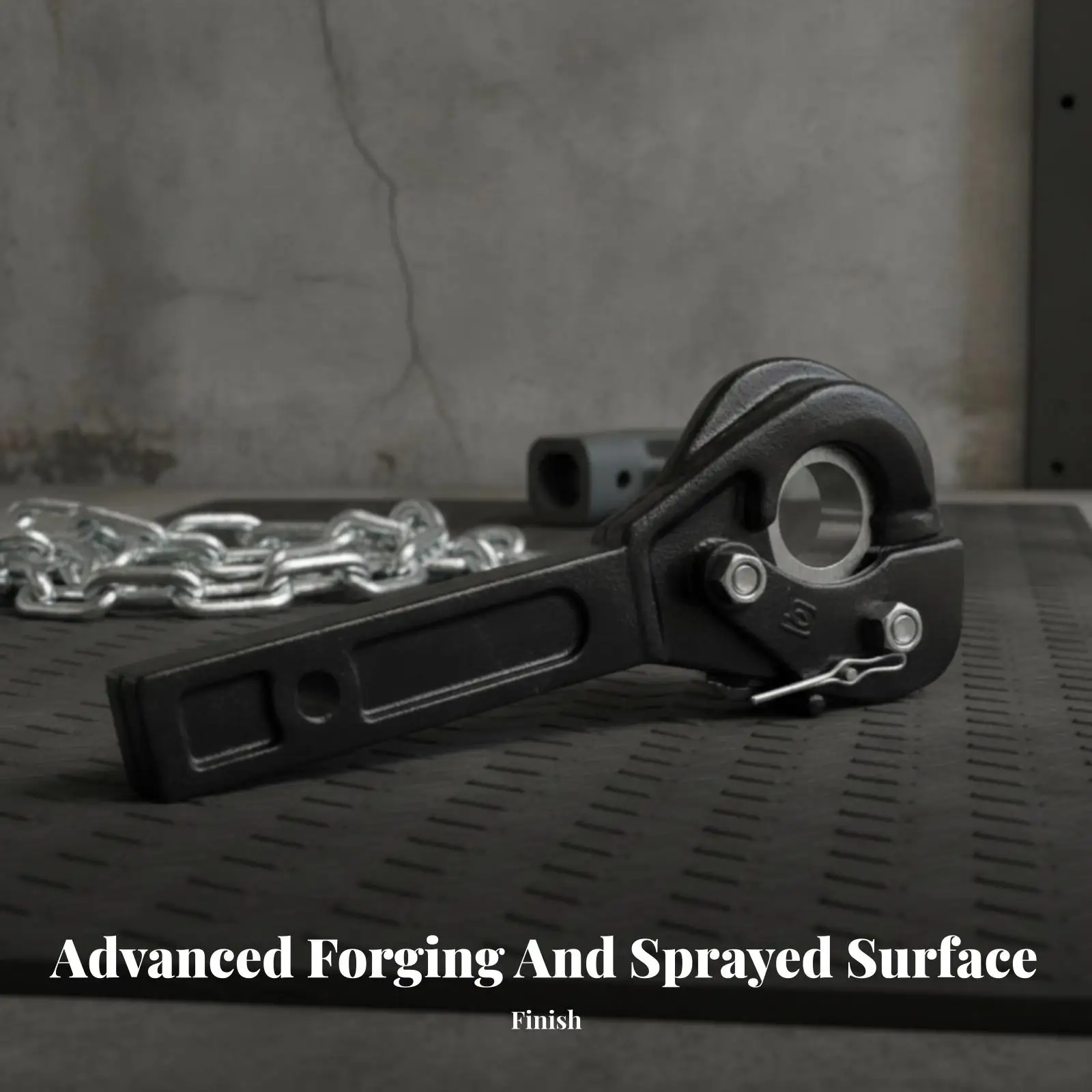 Receiver Hitch Hook High Strength Tow Recovery Hook Powder Coat Finish