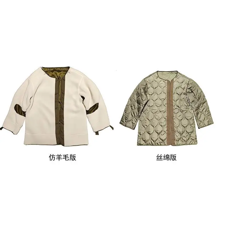 

Пальто M51 с толстой внутренней подкладкой, двусторонняя имитация шерсти, мужская зимняя куртка M1951Park, пальто-«рыбий хвост» для тепла