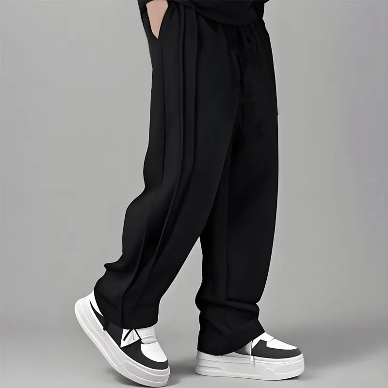 

Loose Straight Leg Trousers for Men And Women Casual Pants American High Street Sle plus Size Banana Pants Faionable