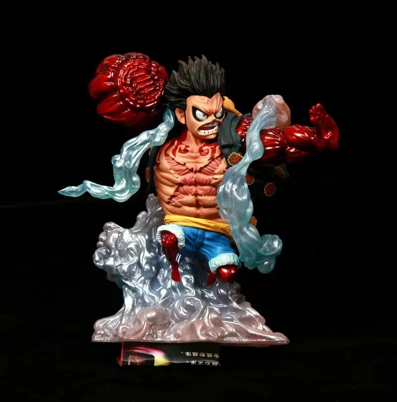 Anime One Piece Monkey D Luffy GEAR Fourth Big Hand Battle Ver. GK PVC Action Figure Statue Collection Model Kids Toys Doll Gift