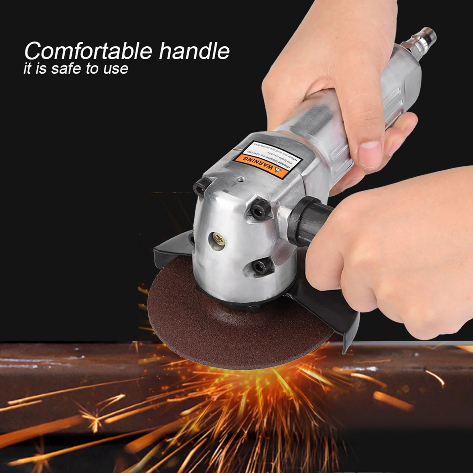 Pneumatic Polisher Pneumatic Polishing Tool 4in Sanding Pad Angle Grinder Polisher Pneumatic Grinding Polishing Tool 11000rpm