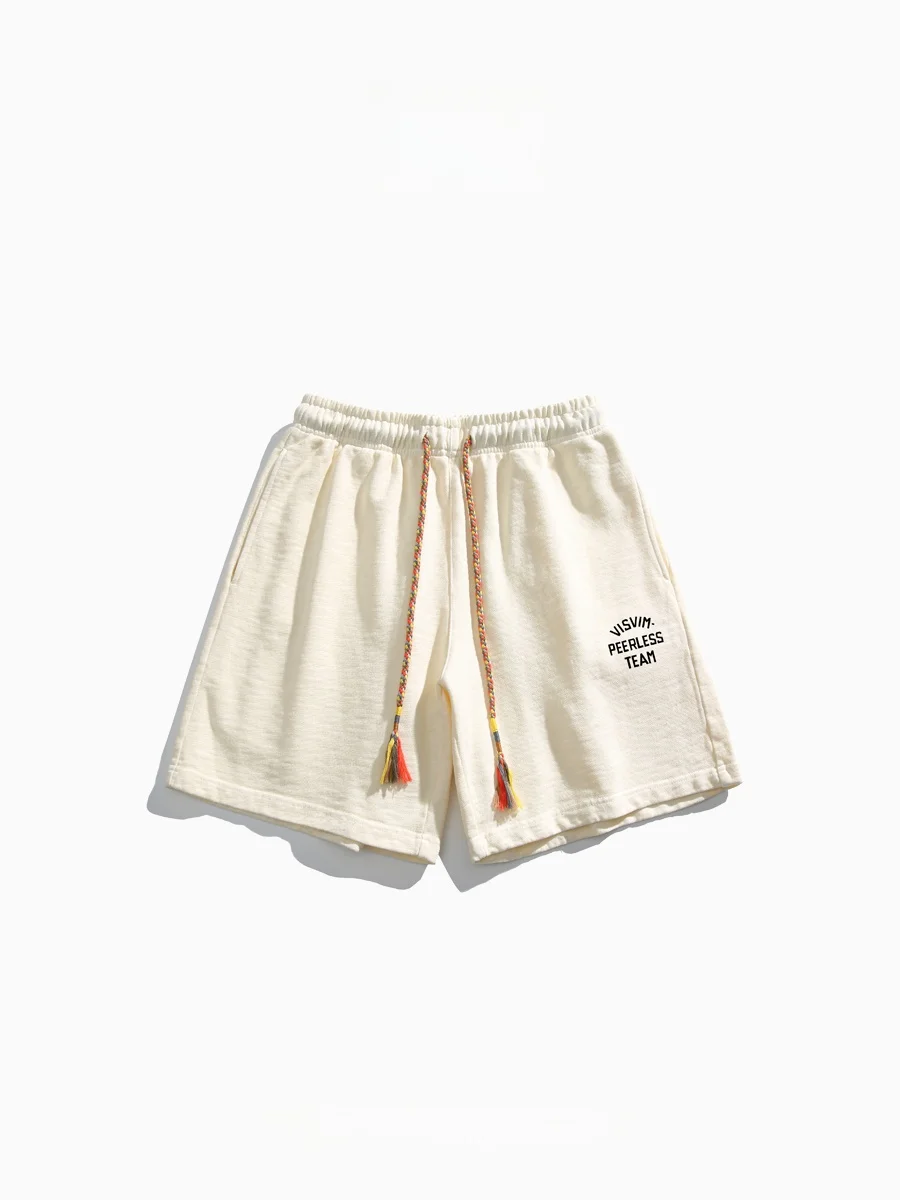 

Visvim Peerl T American High Street Retro Five-Point Men's Summer New Sle Japanese Trendy orts Cotton Straight Leg ...