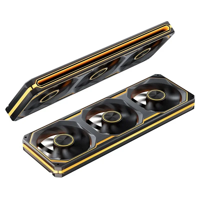 JONSBO XA-120 XA-360 Computer Case Fan 12CM 5V ARGB 120mm Monolithic Structure Water-Cooled Fan PWM Forward/Reverse Fan Kits image 2