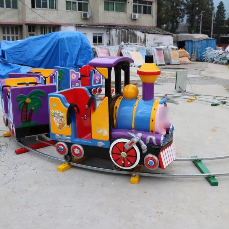 Outdoor Train Track Electric Amusement Park Train
