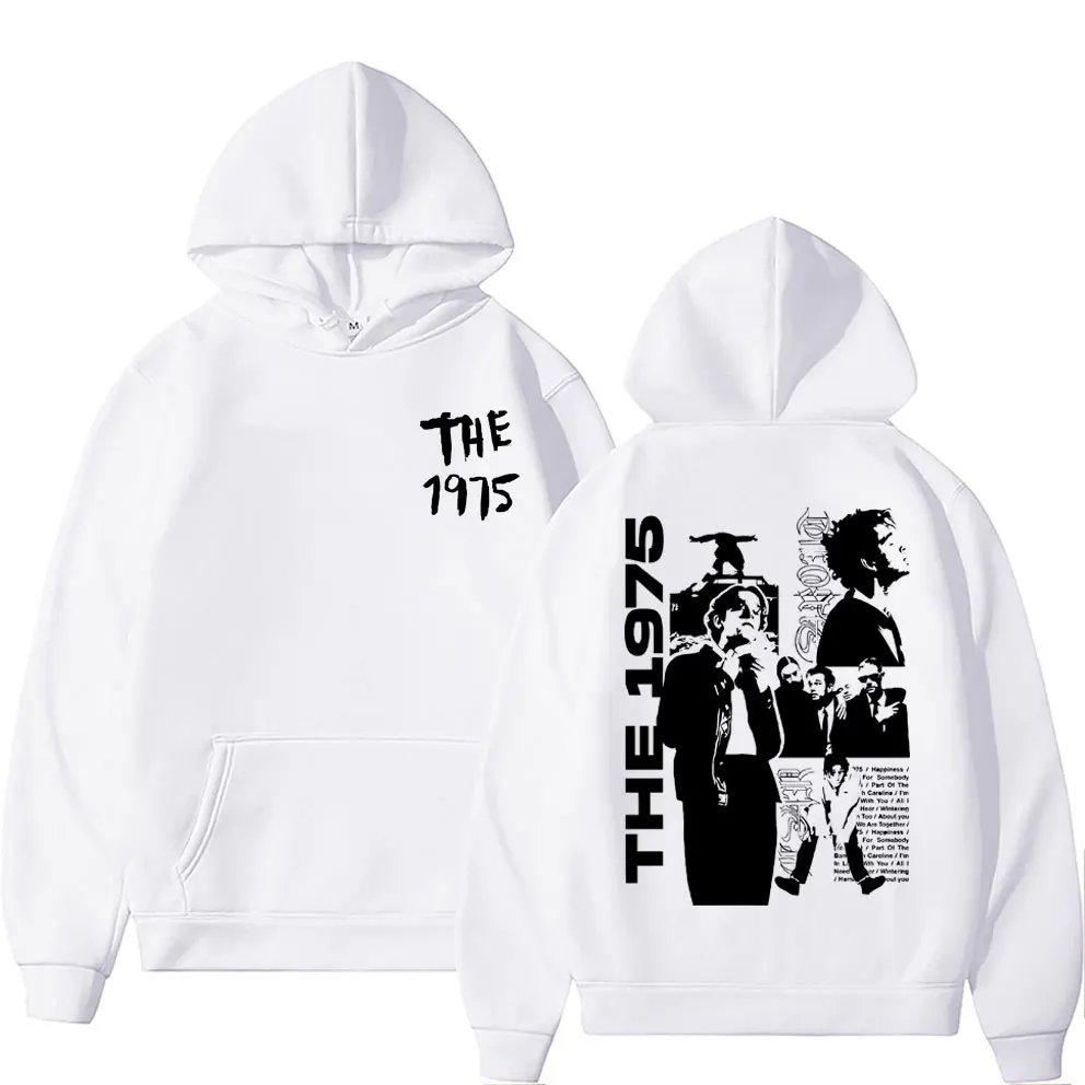 

British Band The 1975 Graphic Hoodie Male Vintage Indie Alternative Rock Sweasthirt Men Women Gothic Oversized Pullover Hoodies