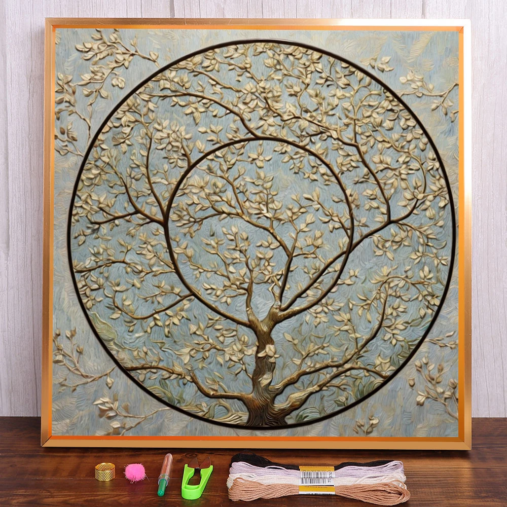 

Fantasy Landscape Printed 11CT Cross Stitch Kit Embroidery DMC Threads Needlework Handmade Knitting Painting Sales Floss Package