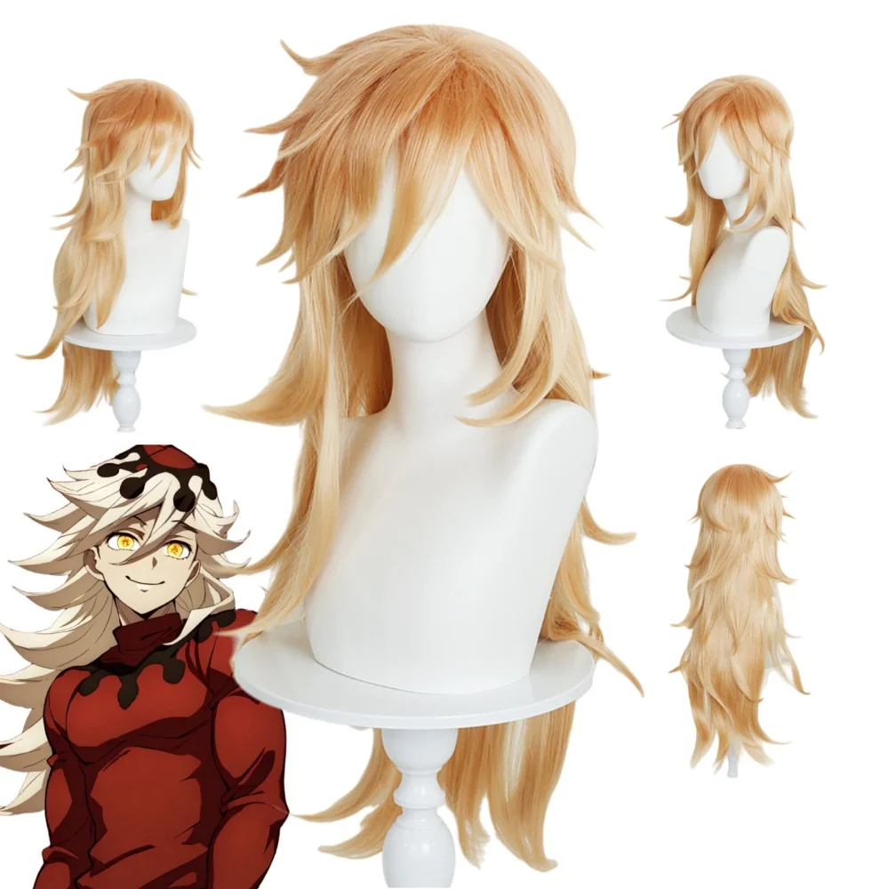 

Douma Косплей Rose Net Wig Аниме Douma Halloween Party Prop Парики