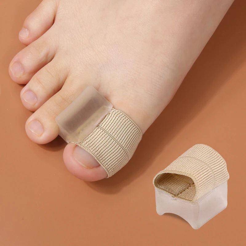 Corrector de Hallux Valgus para dedos de los pies, vendaje de silicona para corrección de valgo del pulgar, separador de dedos grandes, herramienta para el cuidado de los pies, 1 piezas