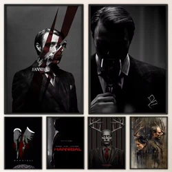 Hannibal TV series Poster Fancy Poster Wall Sticker for Living Room Bar Vintage Decorative Painting