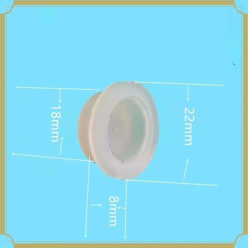2 PCS Small Round Gaskets Bearing Bushings White Color Spare Parts For Front Panel Soft Serve Ice Cream Machines Accessories