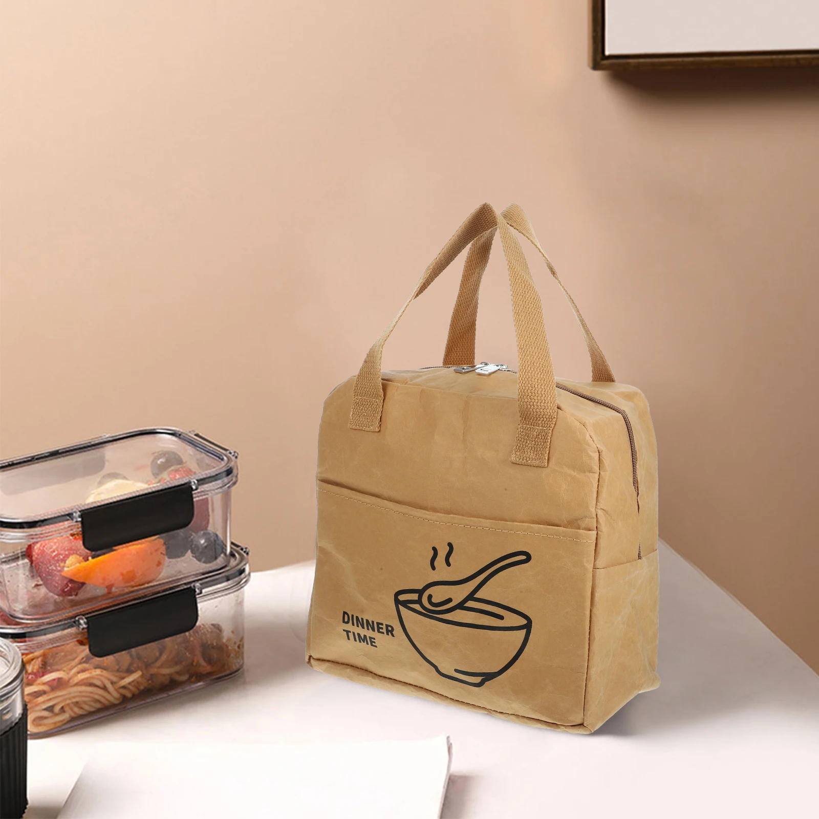 

Lunch Box Bag Thermal Insulation Aluminum Foil Men Women Lightweight Portable Waterproof Food Container Bento Travel Picnic