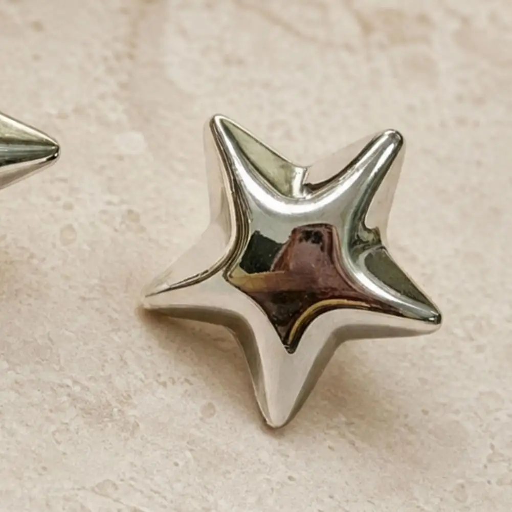 Alloy Earrings Women’s Alloy Star Ear Studs Minimalist Earrings Fashion Jewelry Gift for Girlfriend Wife Mom Daughter Earrings