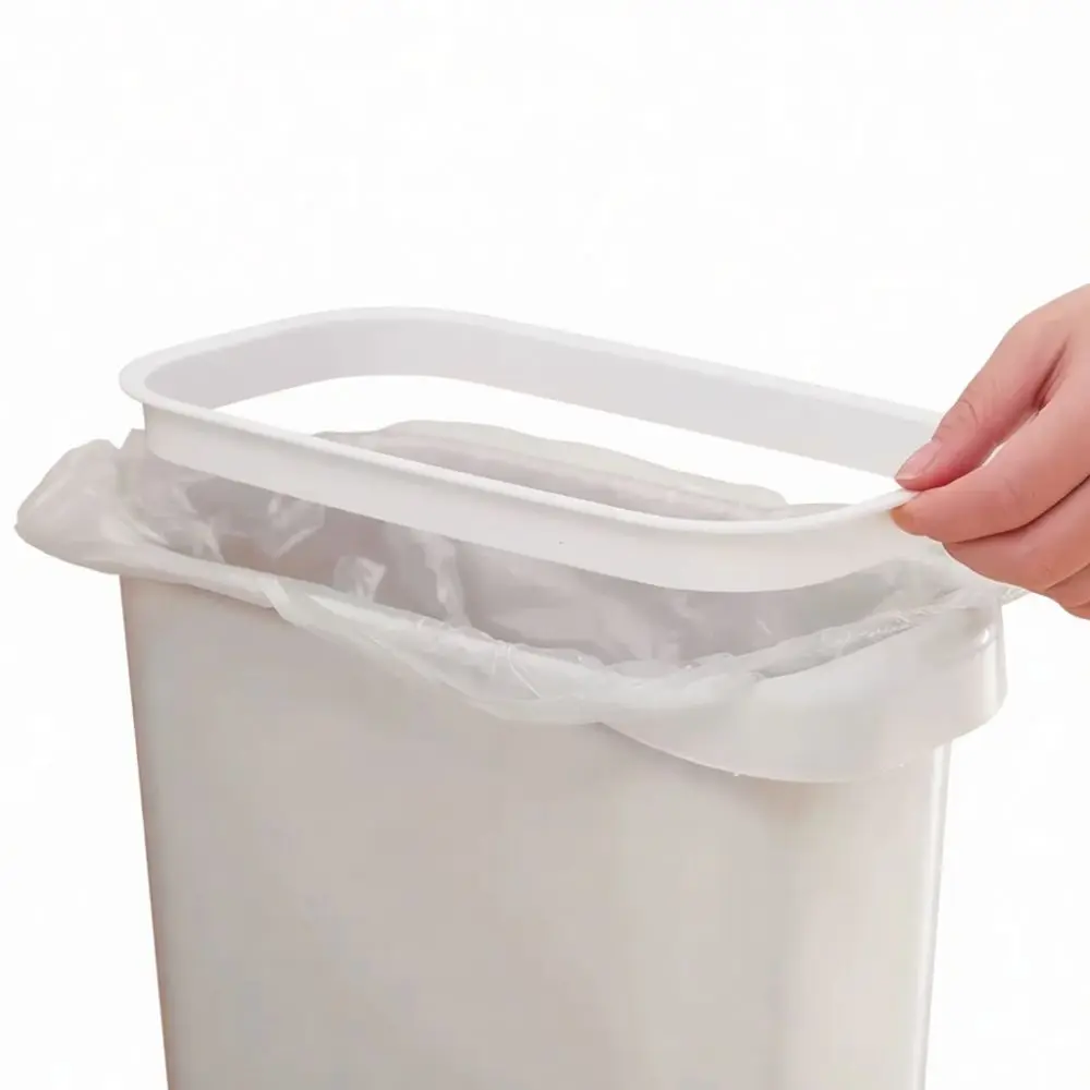 Minimalist Minimalist Slim Trash Bin Narrow Garbage Container Plastic Waste Bucket Household Kitchen Bathroom Rectangular Storage Holder - Aliexpress Deal
