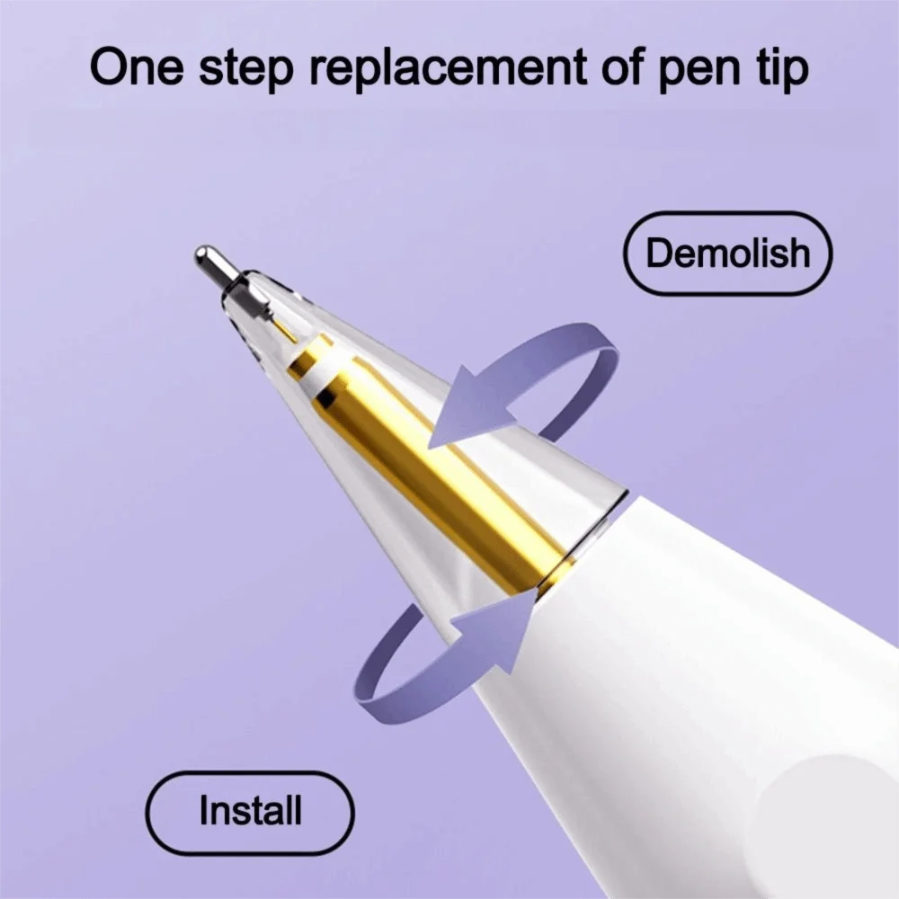 Portable Replaceable Pencil Tips Anti-scratch Shockproof Stylus Nib Tablets Pen Nibs for Apple Pencil