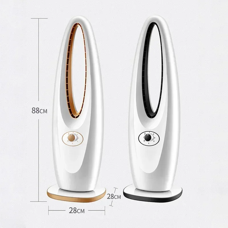 مروحة كهربائية قائمة بدون شفرات ، دوران هواء ، اهتزاز صامت ، جهاز تحكم عن بعد ، نماذج ميكانيكية ، منزلية