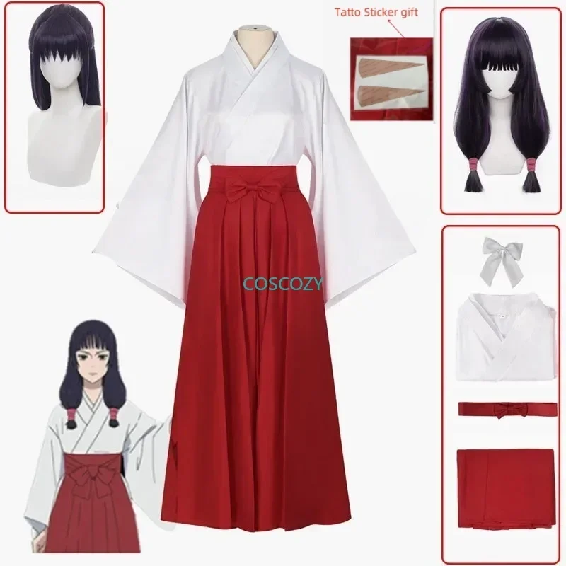 

Костюм для косплея Utahime Iori из аниме «розовая сетка», юютсу, кайсен, костюм с брюками, красная униформа, Токио, ююютсу, Рождественский семейный костюм