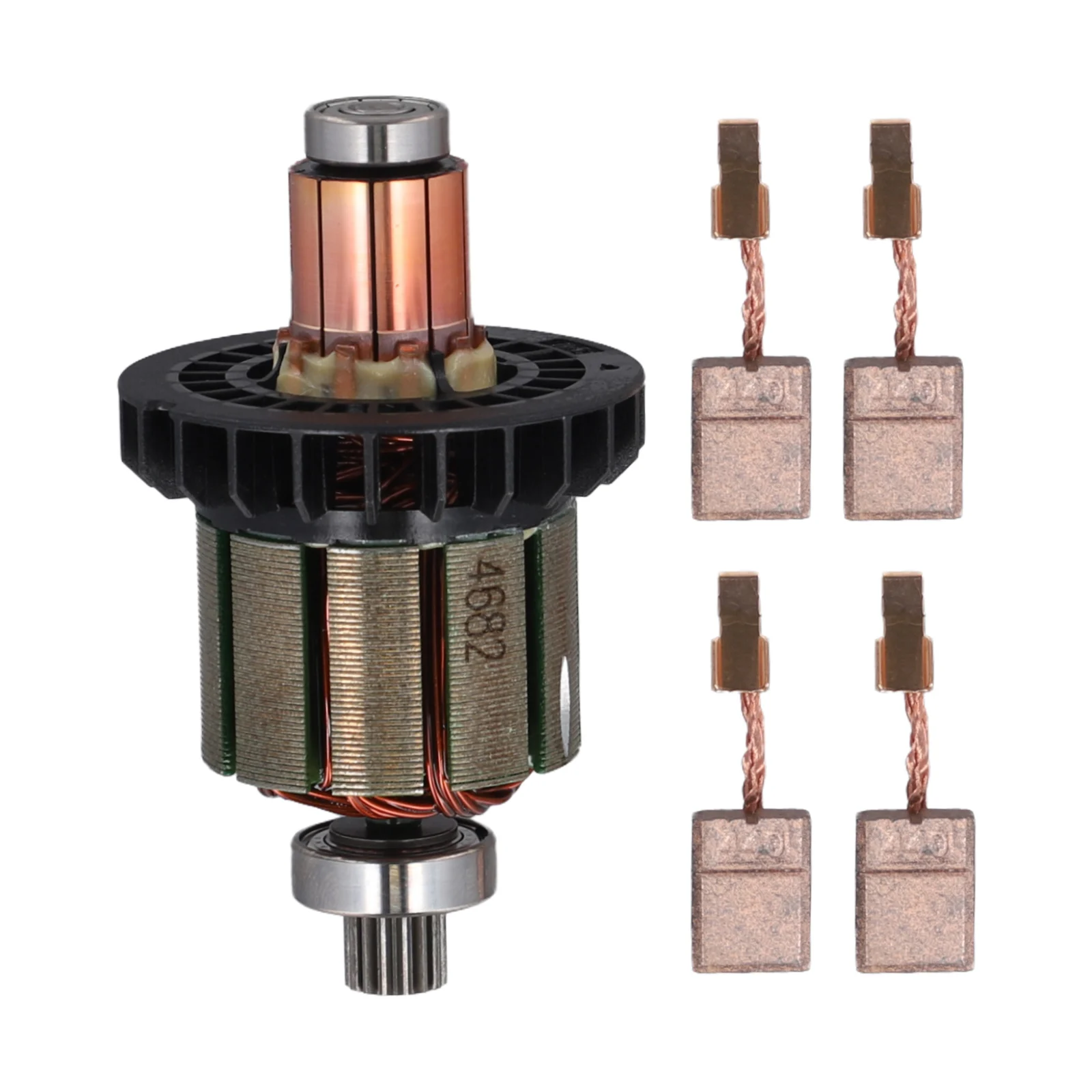 5PCS 619380-9 /619583-5 Armature And Carbon Brush Set For DDF482 DHP482 DHP482RAE DHP482Z…