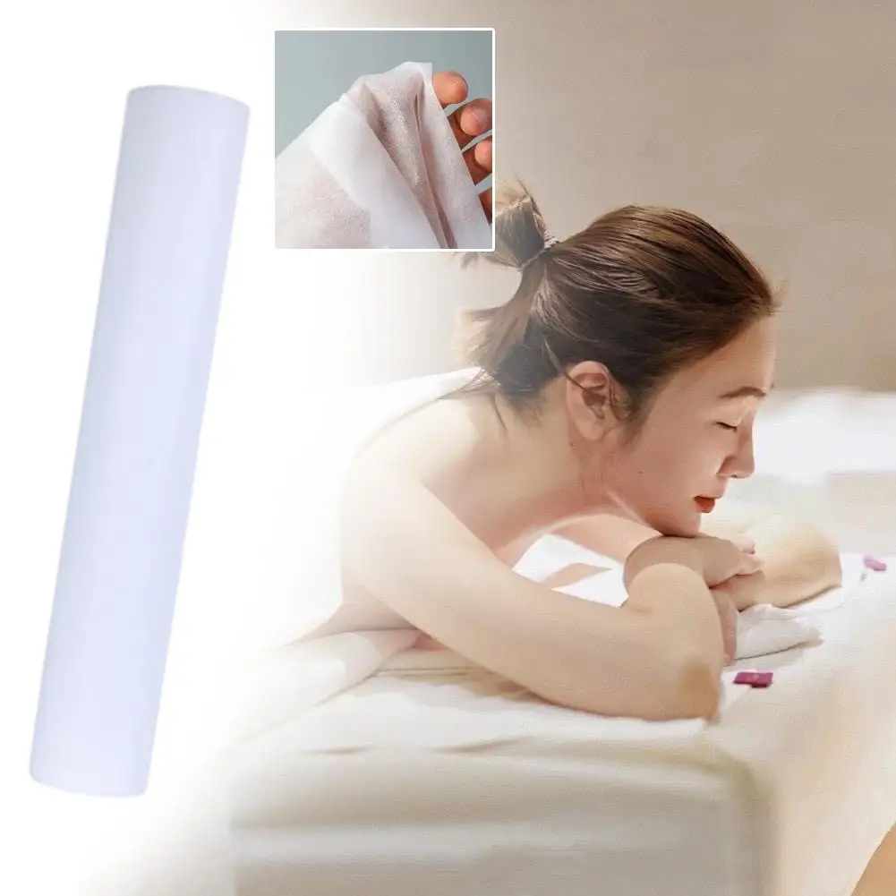 100pcs/Roll Spa Massage Mattress Sheets Salon Massage Bed Sheets Non-Woven Paper Beauty Salon Bed Sheet Couch Clean Tools