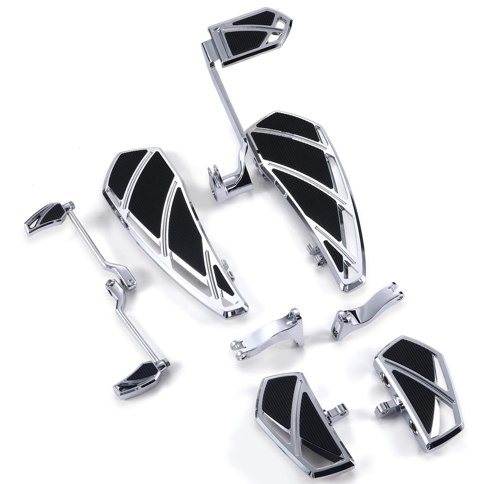 Aluminum Phantom Floorboards Kits For Harley Touring Road King FLHR Street Glide Road Glide 2014-2025