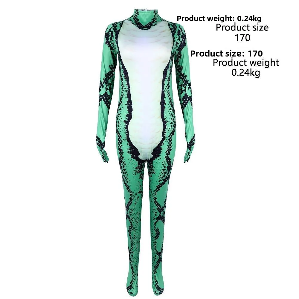 Disfraz de Animal 3D para Cosplay, Traje Ajustado para Actuaciones, Disfraz de loween, Ropa para aciones Escénica...