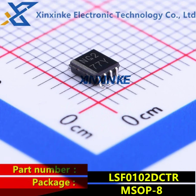 LSF0102DCTR MSOP-8 MARK:NG2 Translation - Voltage Levels Dual Bidirect Multi VTG Level Translator Logic ICs Brand New Original