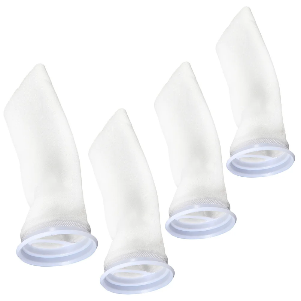4 Pcs Fish Tank Filter Bag Cotton Pouch 15cm 20cm 25cm 30cm High Density Water Purification Breathing Pervious Easy