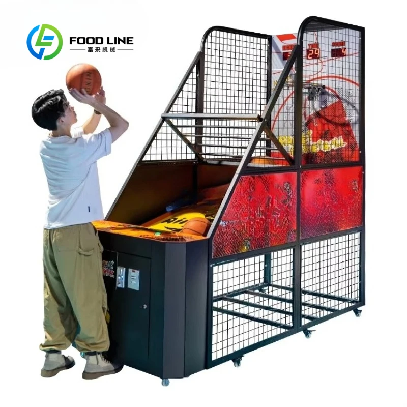 Customized Coin Operated Amusement Park Arcade Video Game Machine Indoor Basketball Basketball Shooting Arcade Machine
