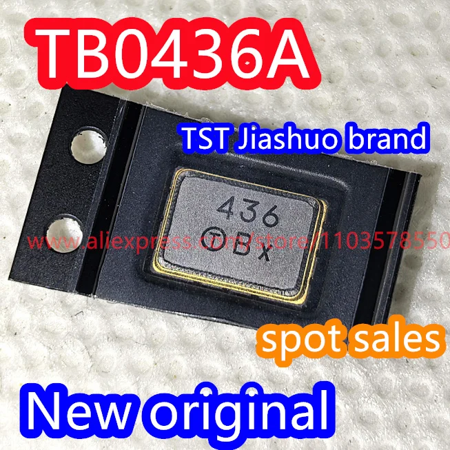 (1PCS) TB0436A code 436 brand new original genuine SAW Filter 162MHz SMD  in stock