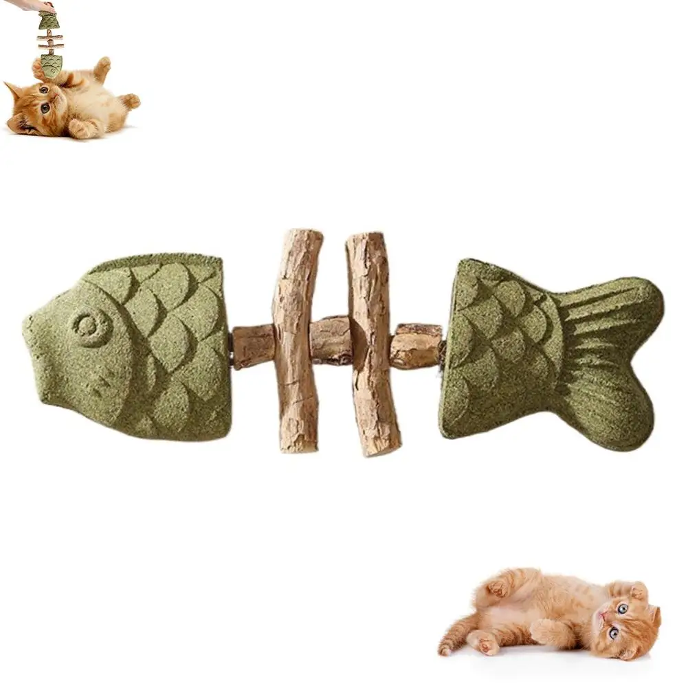 Cat Teething Toys Simulated Fish Shape Cat Toys Pet Chew Toys Cat Teething Products Cat Teasing Toy