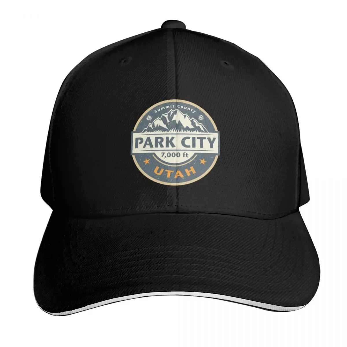 Park City, Utah Baseball Cap Curved Brim Classic Fit Low Profile Unstructured Unisex for Men Women