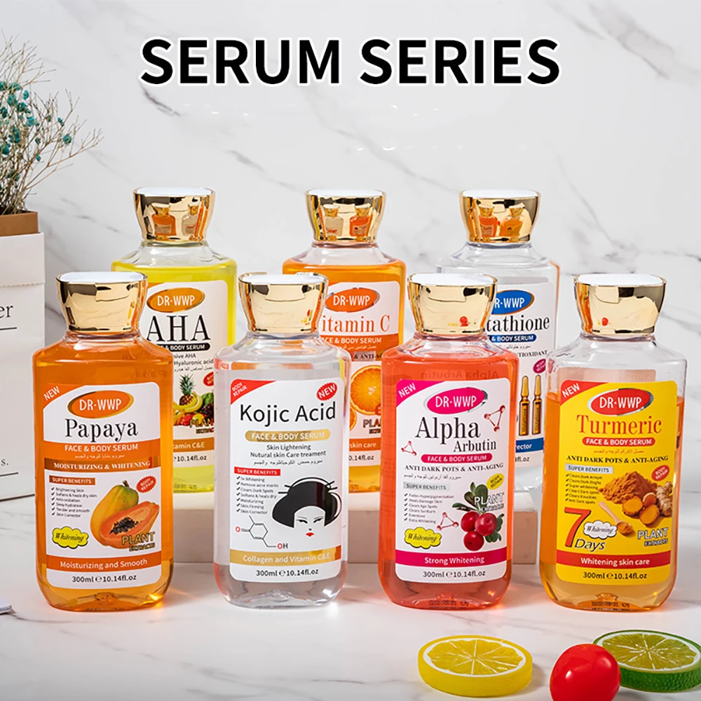 Glutathione AHA Essence Original liquid Papaya Face Serum Arbutin Brightn Moisturizing Turmeric Repair Lifting Korea Skincare