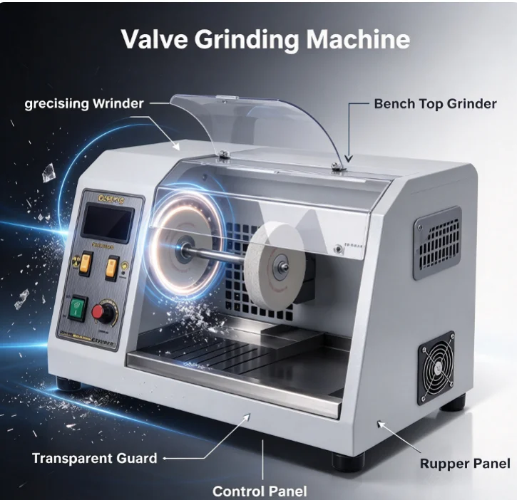 DM-8 Electric Polishing Machine Variable Speed Dust Suction Grinding Watch Band Metal Jewelry Buffing Wheel Adjustable Frequency