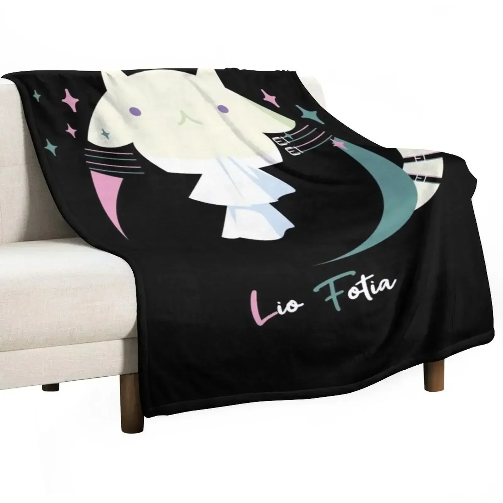 Chibi Lio Fotia Cat Throw Blanket warm for winter Quilt Giant Sofa For Baby Blankets