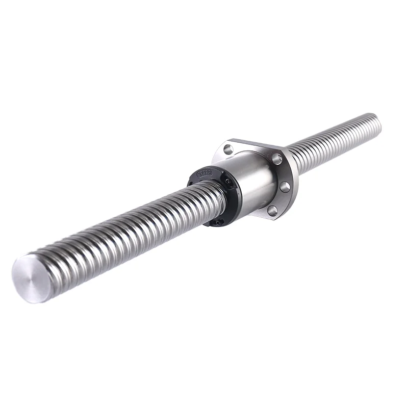 

Rolled ball screws, end machining, ball nuts, nut housings