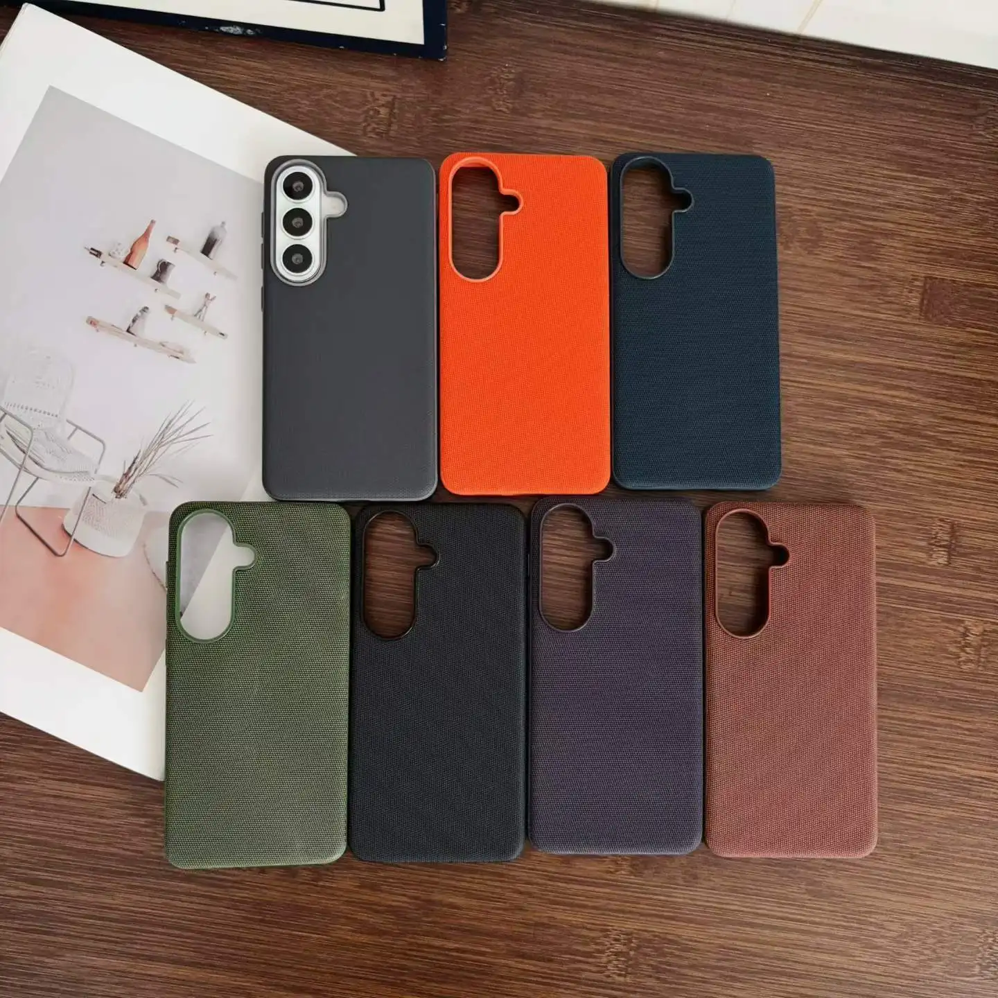 Tech Woven Technology Fabric for Magsafe Magnetic Phone Case for Samsung S26 S24 S25 Plus S23 S22 Ultra Wireless Charge Cover view 6