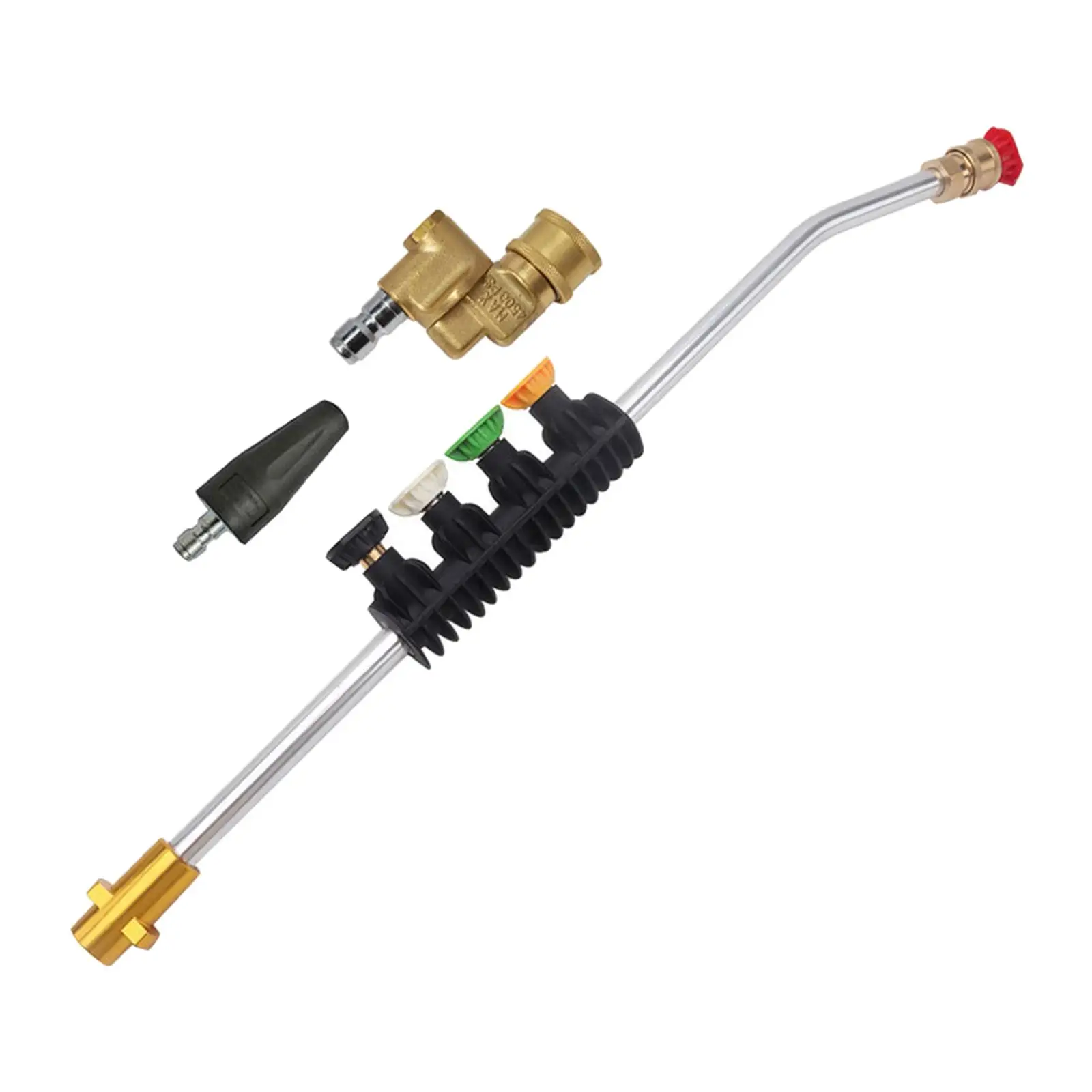 Pressure Washer Extension Replacement Wand 5 Nozzle Tips 2600 PSI Quick Connect for K Series