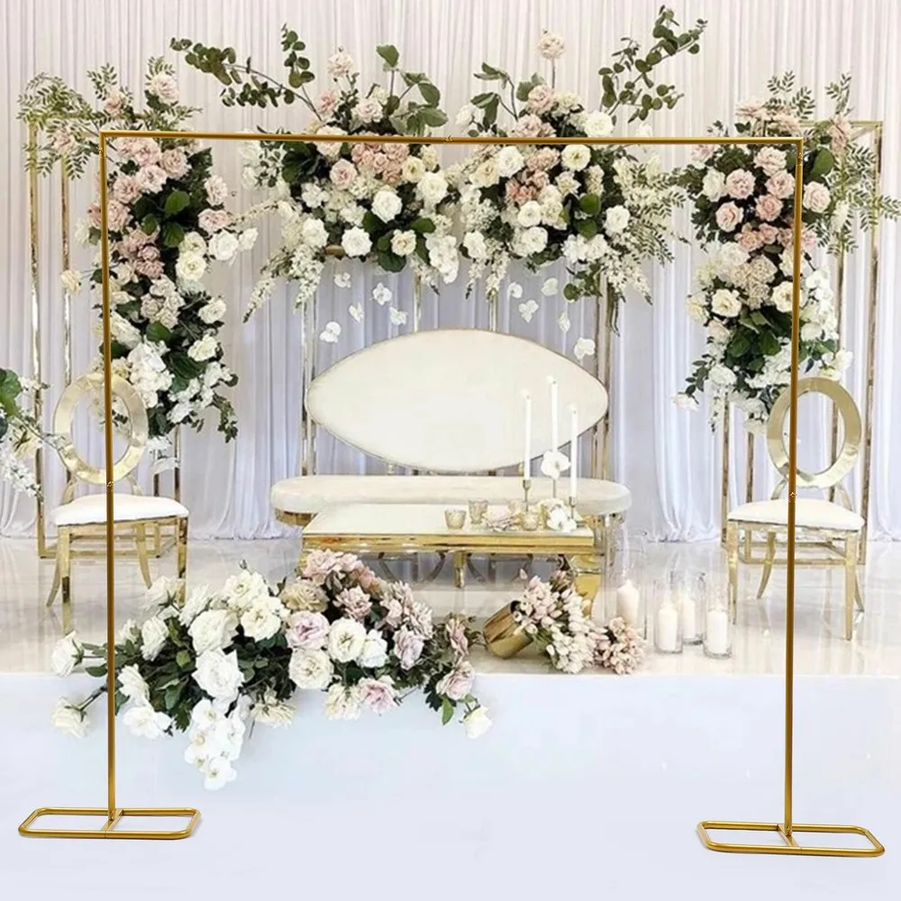 

Square Wedding Arch Backdrop Stand for Wedding Ceremony Reception Birthday Party