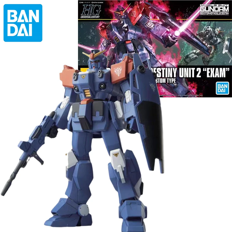 

Bandai Gundam Blue Destiny Action Figure Unit 2 Exam HG 1/144 Model Kit Plastic Model Toys Gift Collectibles