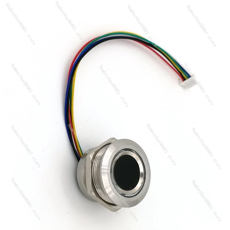 R503 Circular Ring Indicator LED Control DC3.3V MX1.0-6 Pin Capacitive Fingerprint Module Sensor Scanner