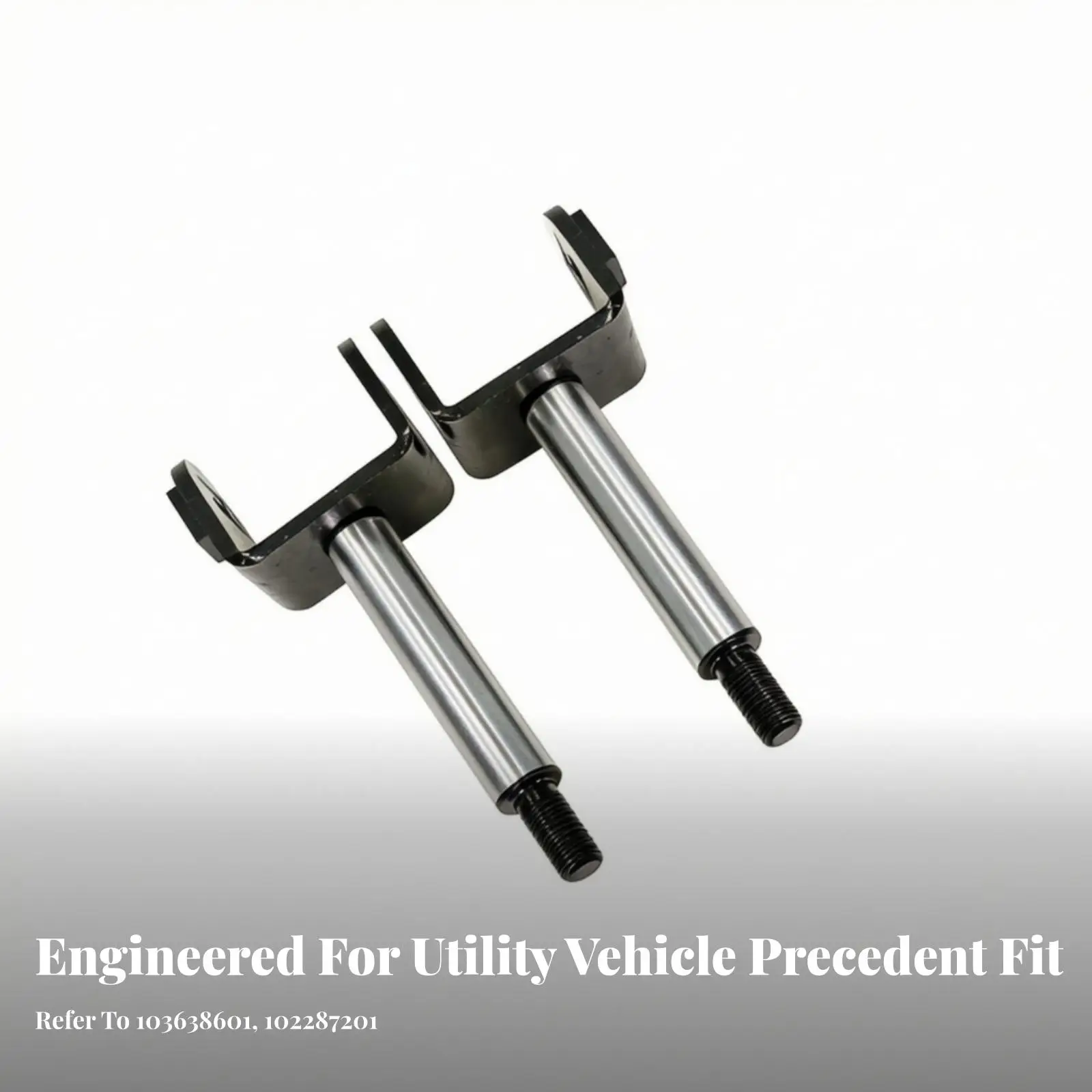 Premium Golf Cart Front Spindle Kit for Club Car Precedent with Bushings and Nuts