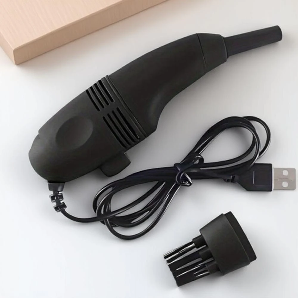Miniaspiradora USB para teclado de ordenador, Kit de limpieza de polvo, portátil, alimentado por USB, para uso doméstico y de oficina