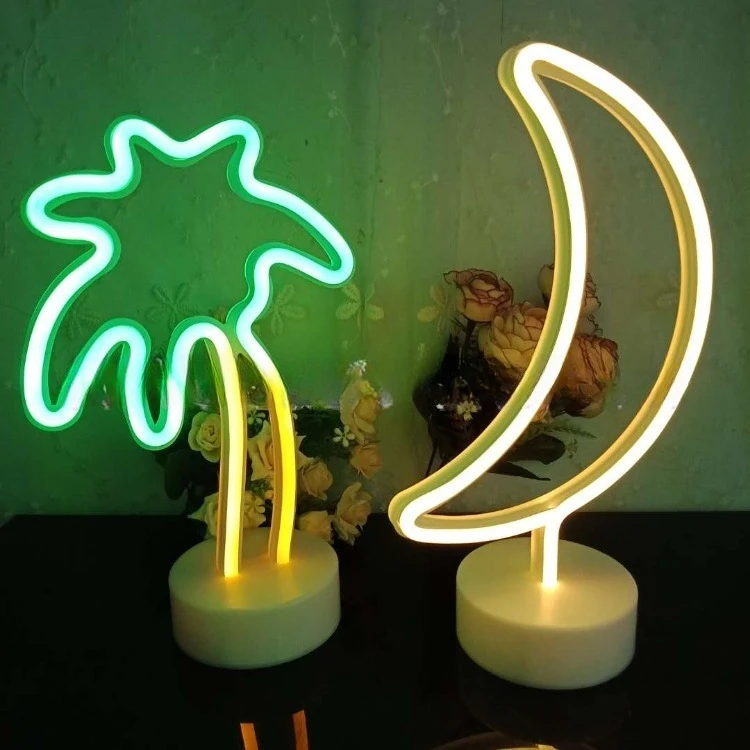 Neon light, letter light strip cactus led palm flexible light strip led