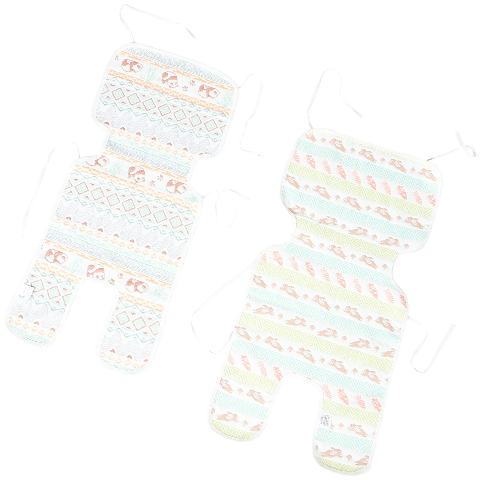 2pcs-baby-stroller-cushion-reversible-thick-padded-seat-liner-universal-fit-for-infant-car-seat-high-chair-cooling-pad-machine