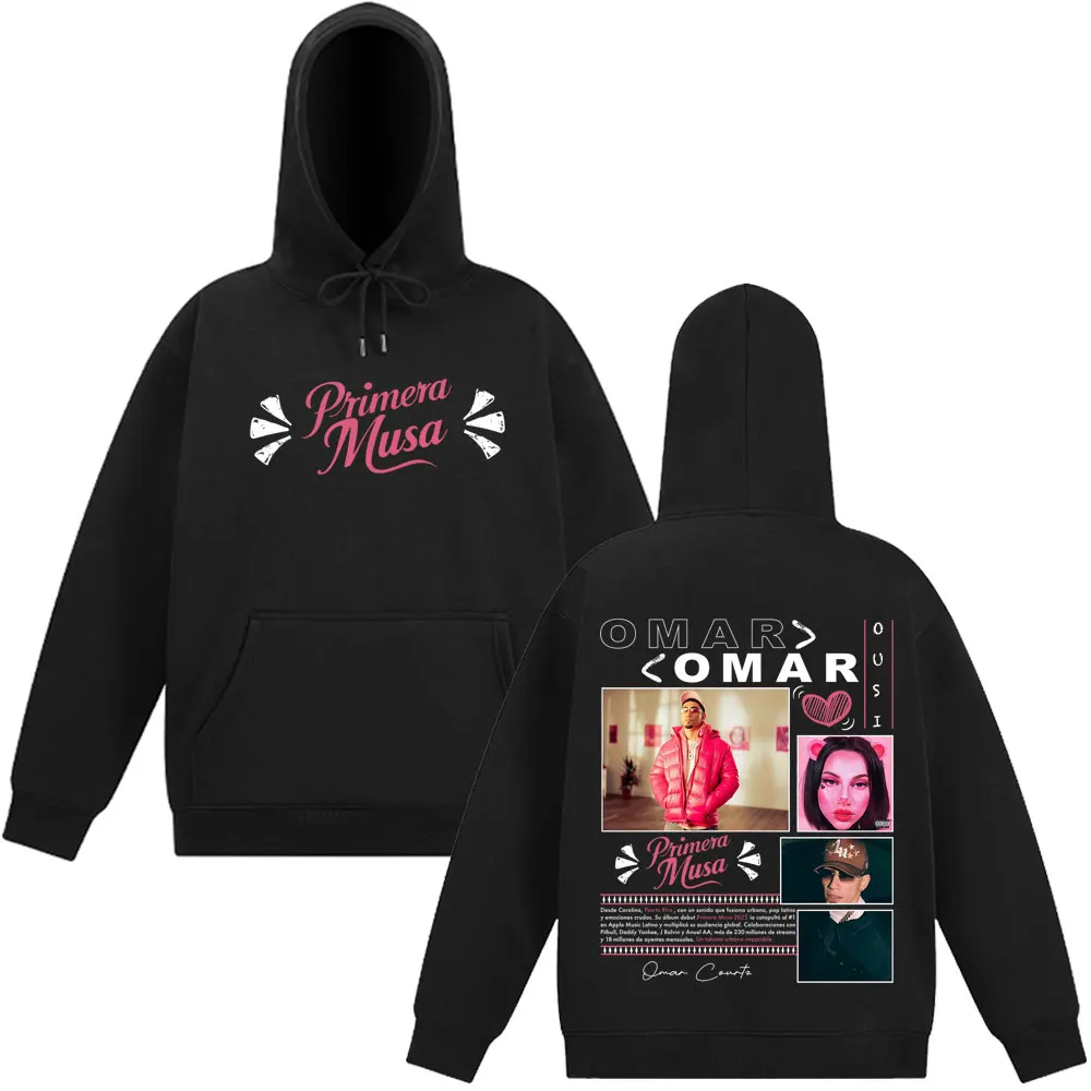 ألبوم عمر كورتز بريميرا موسى جولة ميرش هوديس للرجال والنساء بلوزات عصرية الهيب هوب بلوفرات كلاسيكية كبيرة الحجم ملابس الشارع
