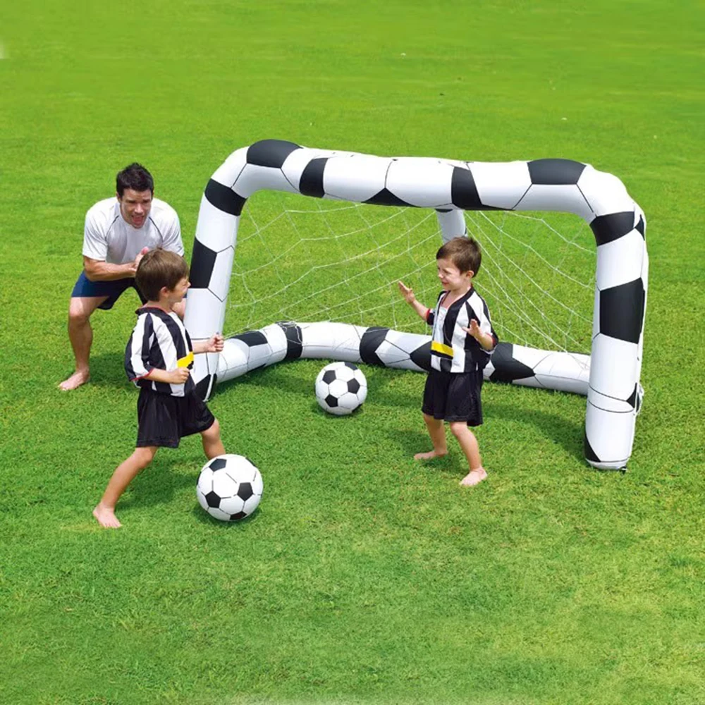 1 Set Gawang Sepak Bola Anak PVC Outdoor Grosir Dengan Jaring Latihan Sepak Bola & Bola 2025