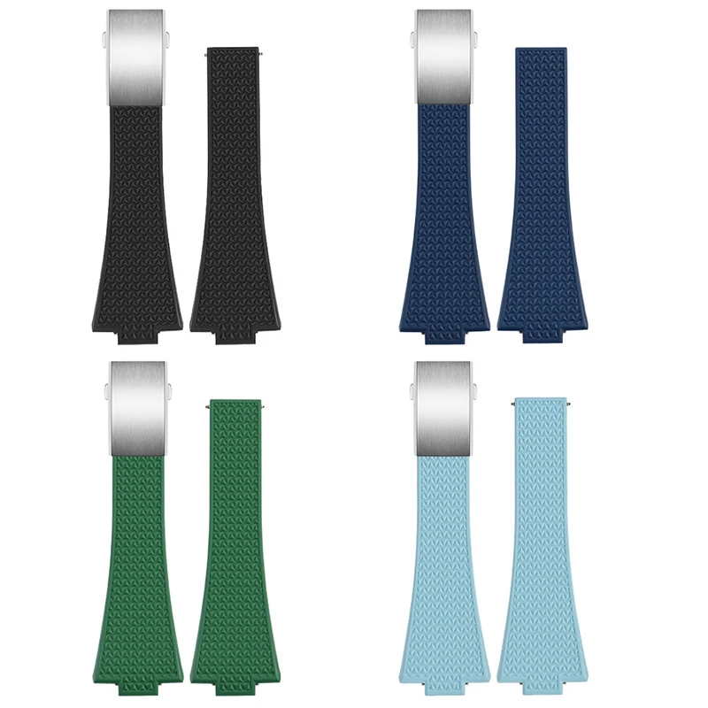 حزام T137 FMK 26*12 مللي متر حزام مرتفع سريع التحرير للرجال تيسو 40 مللي متر t137.410 T 137410 /407 حزام الساعة T137.404 مشبك فولدي 16 ملم