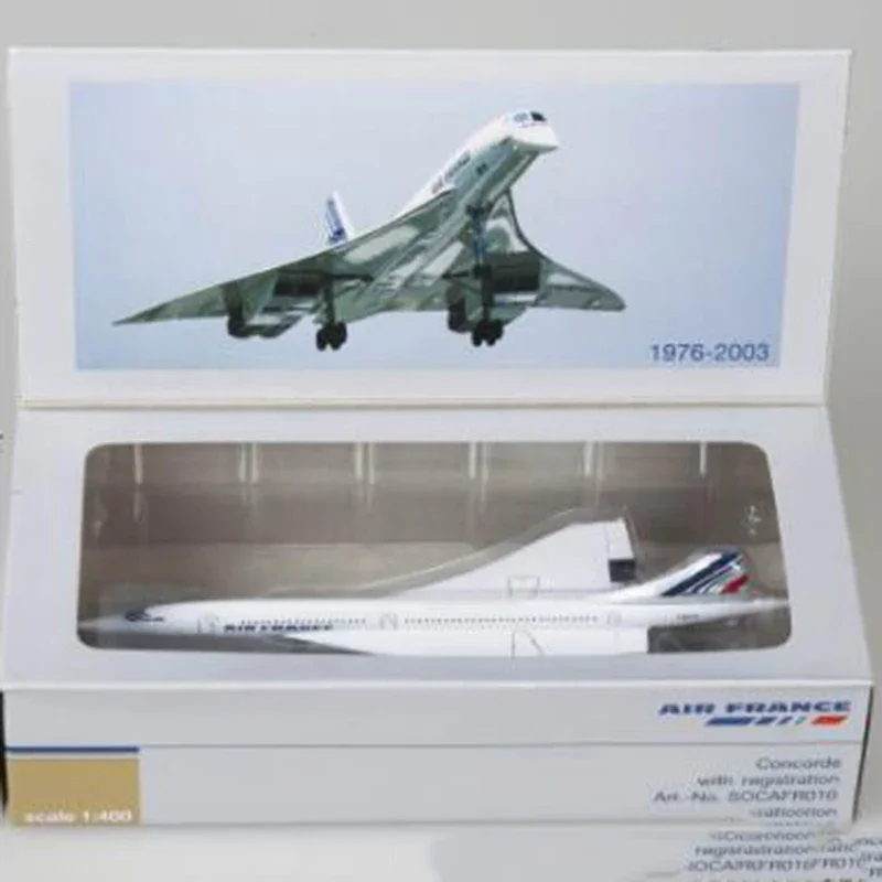 1:400 Concorde Air France British 1976-2003 Airline Model Alloy