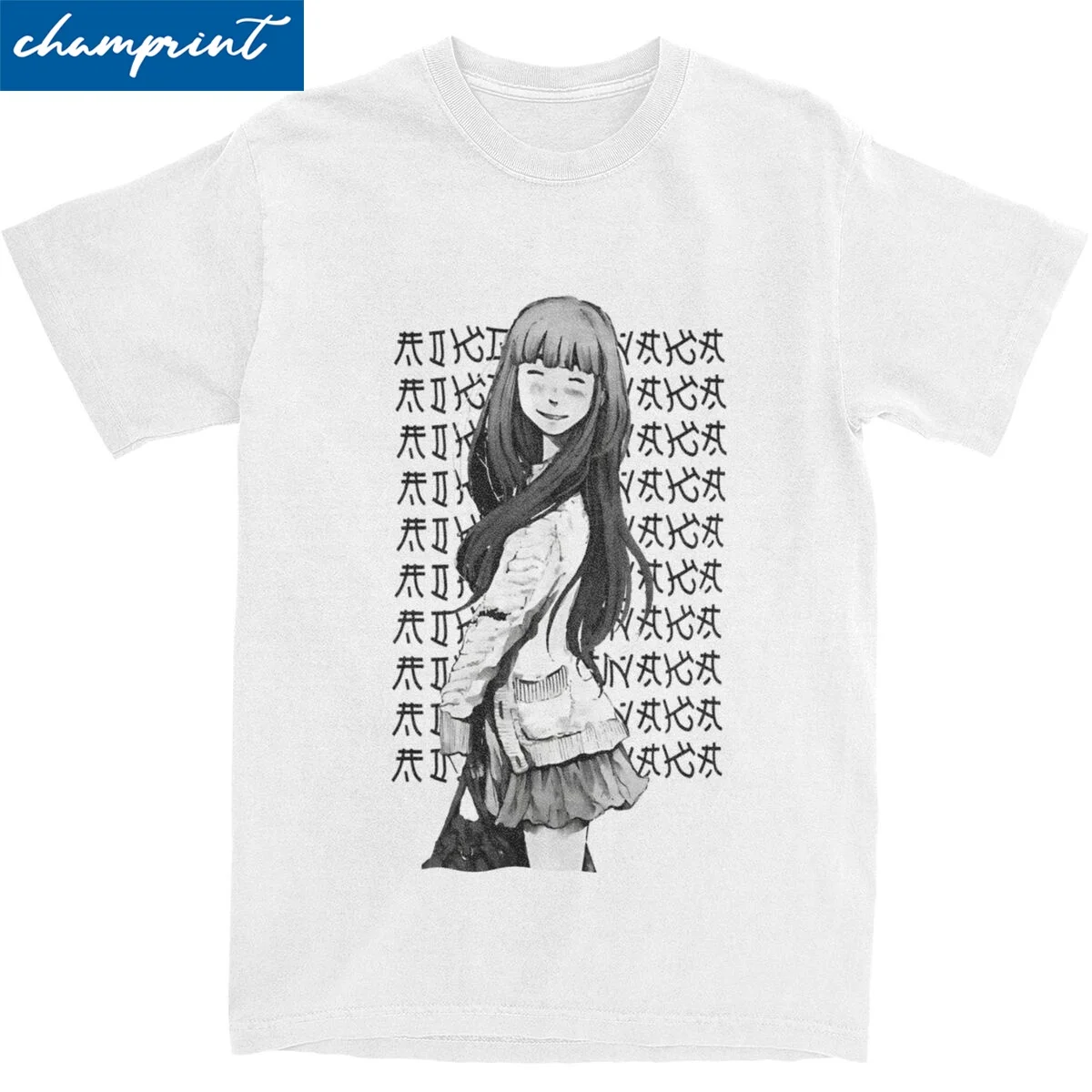 Men Women Oyasumi Punpun Aiko Tanaka T Shirts Pure Cotton Tops Humor Short Sleeve Round Collar Tee Shirt Gift Idea T-Shirts